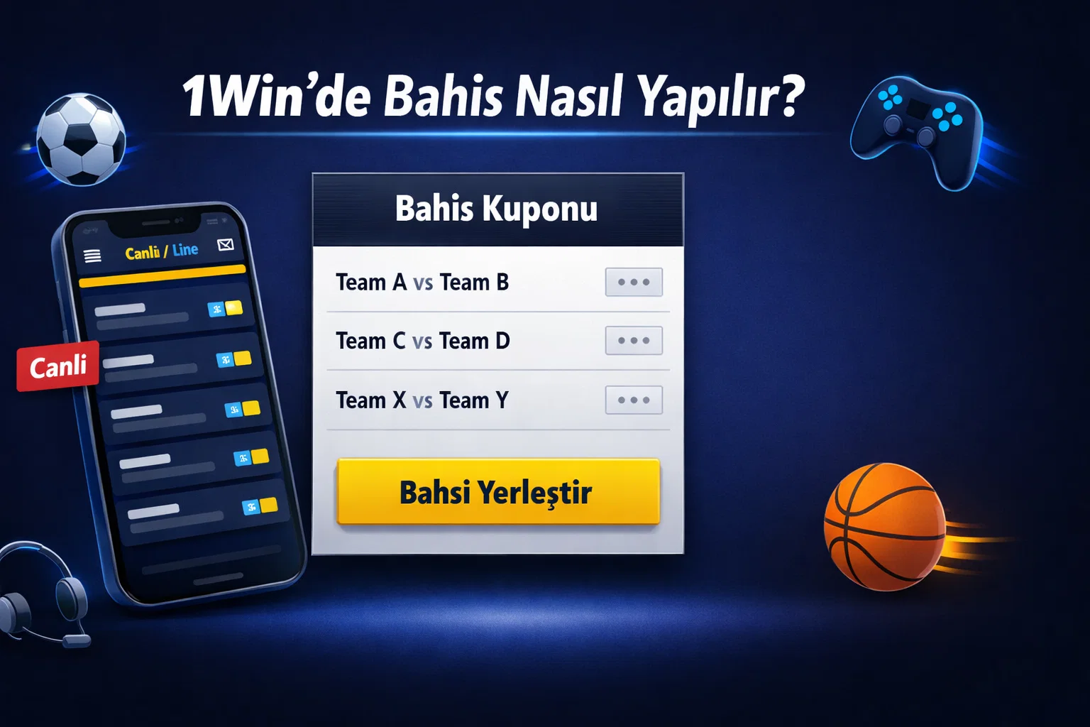 1win de bahis nasil yapilir
